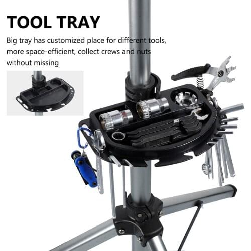 WEST BIKING MTB Bike Tool Tray Storage Cycling Repair Tools Tray For Maintenance Display Repair Stand