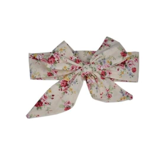 30pcs/lot ,38cm Childrens headband bowhair accessories fabric dot print headband hair band