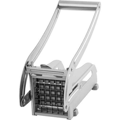 Stainless Steel French Fry Potato Chip Cut Cutter Vegetable Fruit Cucumber Slicer Chopper Chipper Blade Easy Kitchen Tools