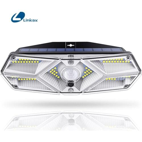 10000LUX LED Solar Light Super Bright Adjustable Lighting Angle Outdoor Solar Garden Lamp IPX5 Waterproof Light for Yard Wall