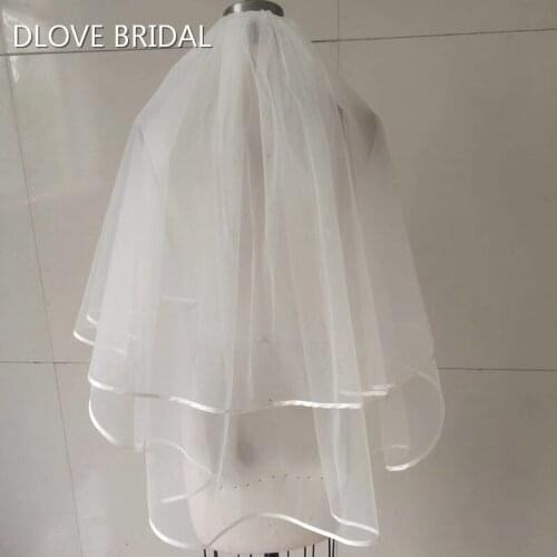High Quality Two Layer Bridal Veil with Metal Comb Wedding Hair Accessory