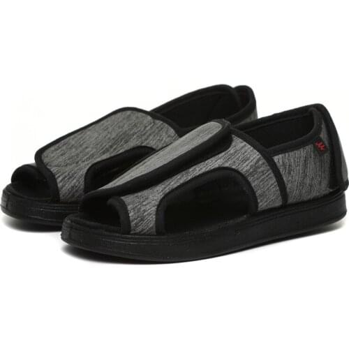 Womens Summer Wide Breathable Casual Fashion Grey Comfortable Soft Ladies Rubber Sandals