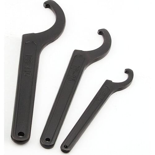 1pcs Round Nut Hook Spanner Mill Holder Half Moon Wrench 22-26 34-36 38-42 45-52 55-62 85-105 90-95 165-170