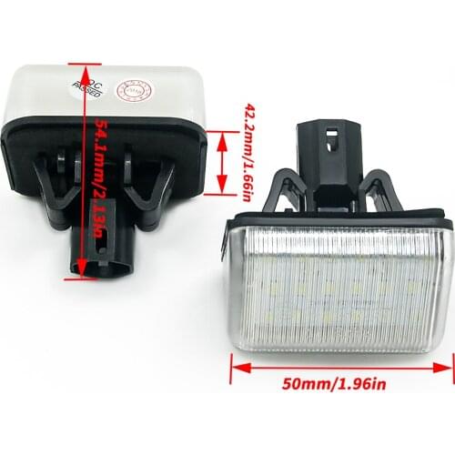 2pcs White Error free LED License Plate Lights For Mazda CX-7 CX7 2007 2008 2009 2010 2012 CX-5 CX5 2013 2014 Number Plate Lamp