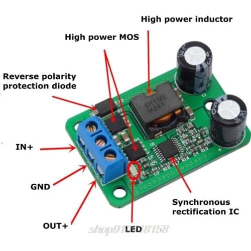 24 V/12 V For 5 V/5A 25 W DC-DC Synchronous Step Down Module Converter O29 20 Dropshipping
