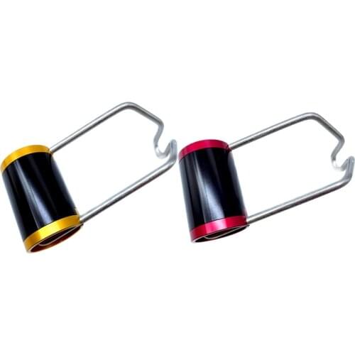 2X Superlight Front Light Bracket Bike Light Holder For Brompton Folding Bicycle Accessories(Black Red&Black Gold)