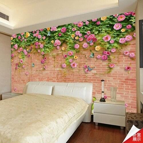 3D photo wallpaper 3D rose flower fragrance wallpaper bedroom wedding room children room coffee shop hotels wallpaper mural