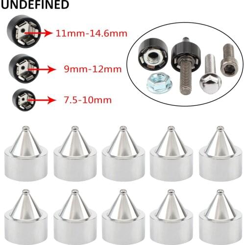 7.5mm-14.6mm Bolt Head Cover Cap Engine Rocker Nut Tappet Derby Bolts Cover For Harley Road King Dyna XL883 Twin Cam Universal