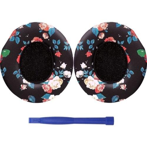 Beats Solo 3 Wireless Ear Pads Replacement, Protein Leather Memory Foam Headphone Earpads Ear Cushion Pad for Beats by Dre Solo