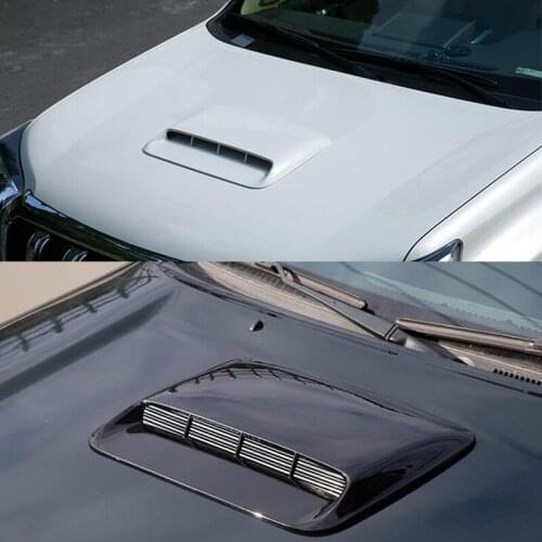 CEYUSOT Universal Car Hood Decoration Accessories Sticker ABS Material Front Spoiler Glue To Install Separator Refit Body Kit