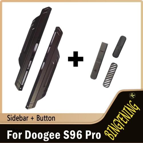 For Doogee S96 Pro Housing A Frontal Shell Middle Side Metal Frame Housings Case Middle Power Volume Button Repair Parts