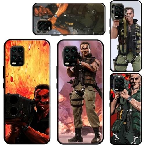 Schwarzenegger Rocket Launcher Case For POCO X3 Pro M3 F2 F3 Back Cover For Xiaomi Mi 11 Ultra Note 10 Lite Mi 9T 10T Pro