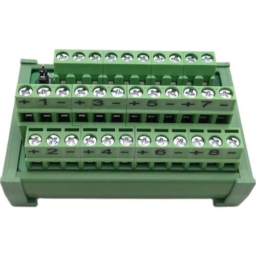 DI-8CH Sensor PLC input terminal platform can receive 8-channel 2-wire or 3-wire sensor signal