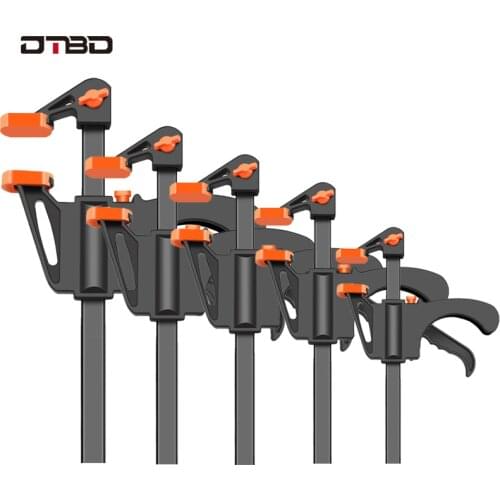 DTBD 24Inch Quick Ratchet Release Speed Squeeze Wood Working Work Bar Clamp Clip Kit Spreader Gadget Tool DIY Hand Woodworking