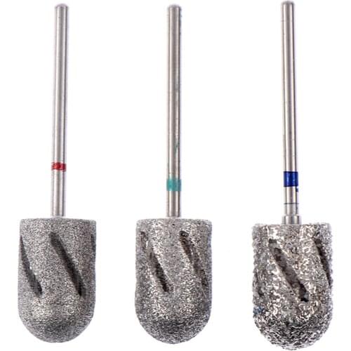3 Size Manicure And Pedicure Drill Lathe Nail Drills Bits For Foot Care Tool Callus Clean Cuticle Nail Accessories And Tools