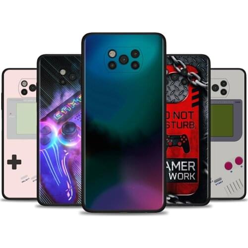 Game Console Switch Handle For Xiaomi Poco X3 NFC M3 Pro F3 X3 GT F1 Capa for MI Note 10 Pro Case For Xiaomi CC9 Pro A3 A2 Lite
