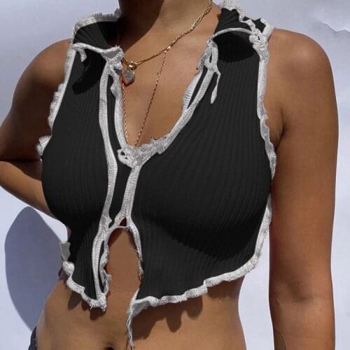 Summer Cool Crop Tops Women Sexy Topy Sexi Outfit Tank Top Black White Pink tops mujer verano 2020 Short debardeur femme ropa