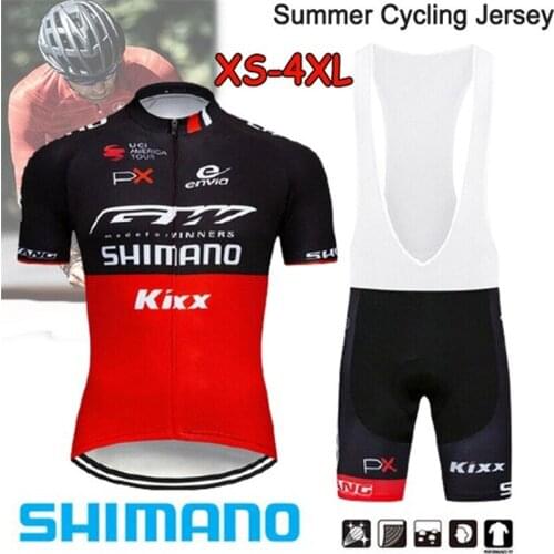 Men Summer Cycling Top Jersey Quick Dry Short Sleeve Cycling Jersey Bike Shorts Padded MTB Suit Bicycle Clothing Breathable -40