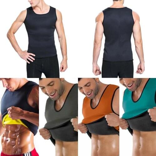 Men Body Slimming Tummy Shaper Belly Underwear shapewear Waist Girdle Shirt Vest
