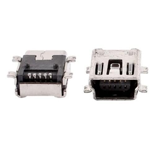KSOL New Style Mini USB Type B Female 5 Pin PCB Board Mount Jack Connector 10 Pcs