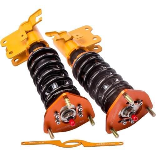 24 Level Adjustable Damper Front Coilovers For NISSAN S13 Silvia 200SX 89-94 Shock Absorbers
