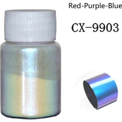 8 Colors Chameleons Resin Pigment Pearlescent Epoxy Resin Magic Discolor Powder X7YC
