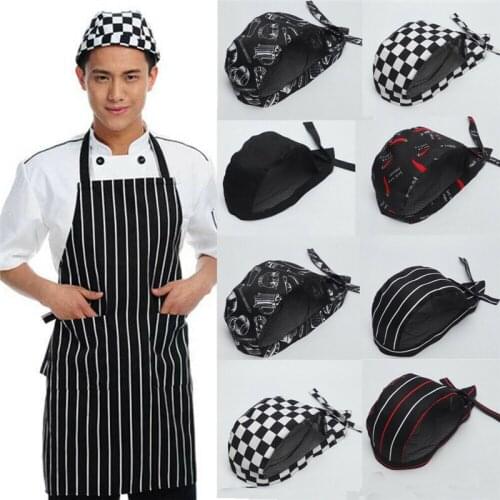 Popular Pleated Chefs Catering Hat Cook Food Prep Kitchen Mesh Adjustable Cap UK