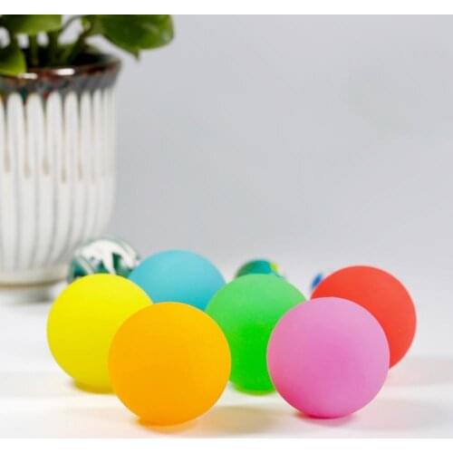 Bouncing Ball Transparent Spring Powder Random Color Toy Small Pat Toys Machine Marbles Beads Interactive Non-toxic Ball P9O8
