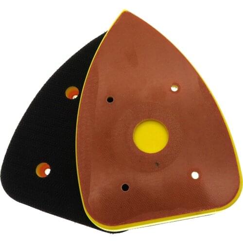 2 PCS 90*135mm Triangle Sanding Backup Pad with 4 Holes Sander Backing Pad for Grinding & Polishing