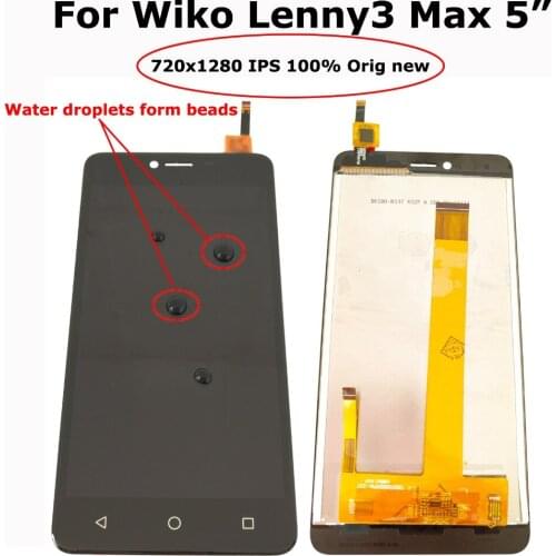Shyueda IPS Orig New 5" For Wiko Lenny3 Max / Lenny 3 Max LCD Display Touch Screen Digitizer Assembly Replacement + Free Tools