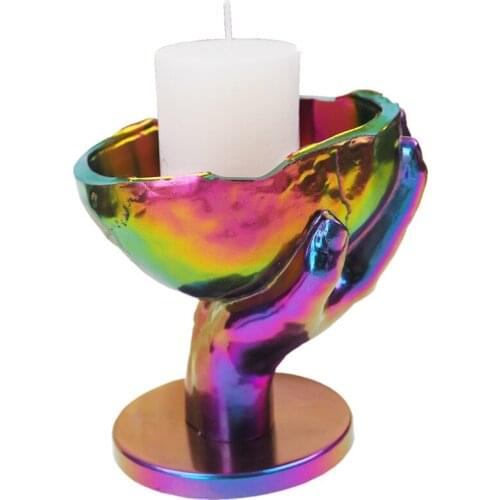 Silicone Mold Hand Skull Candle Holder Storage DIY UV Epoxy Jewelry Making Findings Supplies Kits for Resin