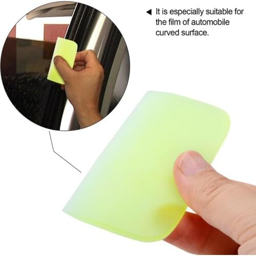 FOSHIO Soft Vinyl Car Wrap Squeegee Glass Wash Cleaning Tool Window Tint Foil Carbon Film Wrapping Install Scraper Water Remover