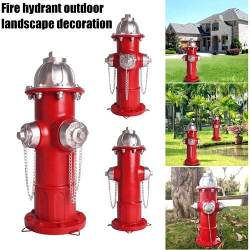 Fire Hydrant Ornaments Resin Crafts Lawn Outdoor Courtyard Garden Decoration Accessories D1