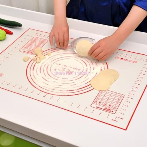 100pcs Non-Stick Silicone Baking Sheet Kneading Dough Pastry Cake Bakeware Liner Pads Mat Pasta Cake Tools Kitchen Accessories