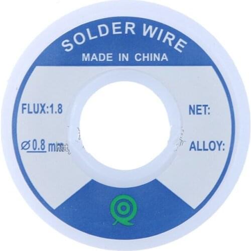 2pcs/lot Small roll of high quality solder wire solder wire wire diameter 0.8MM purity 63% 50g 50 g