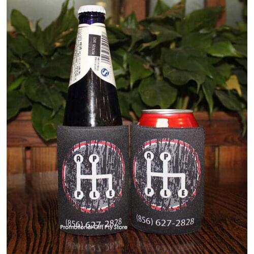 200pcs Custom Logo Neoprene Blank Beer Bottle Coolers Custom Can Cooler Sleeves Wedding Favor Gift Birthday Hen Party Decoration