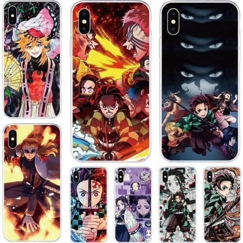 2021 Silicone Soft case For Blackview A80 A60 A7 BV9600 BV9900 BV6300 BV5500 BV6900 Pro Case TPU Demon Slayer Phone Cover