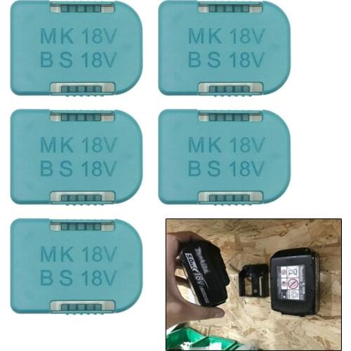 3/5PCS Makita 18V Fixing Devices Battery Storage Rack Holder Case Electric Tool Holder Power Machine Storage Rack