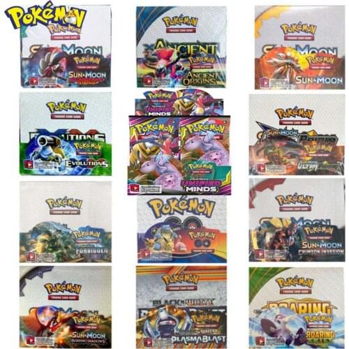 324pcs Pokemon TCG: Sun Moon Sm11 36 Packs Per Box Forbidden Light Booster Sealed Boxs Collectible Trading Card Set Child Toy