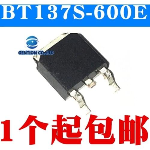 50PCS BT137S-600E TO252 bidirectional thyristor 8 a 600 v in stock 100% new and original