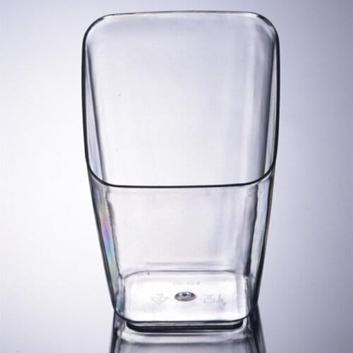 50pcs High quality creative transparent disposable dessert cup birthday wedding party pudding ice cream jelly plastic cups