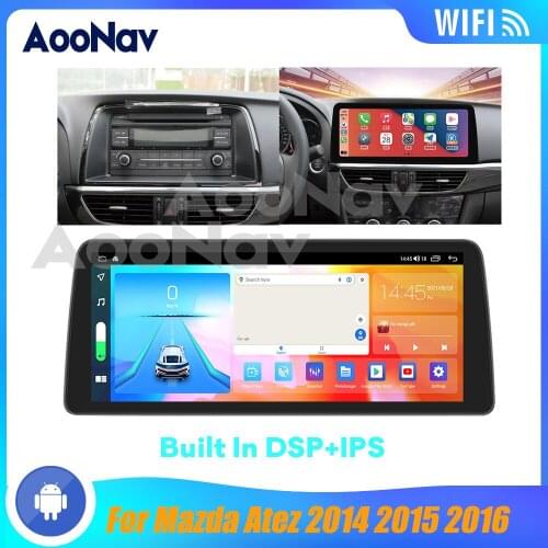12.3 Inch Car Radio For Mazda Atez 2014 2015 2016 Android System Touch Sceen GPS Navigation Autoradio Multimedia Player