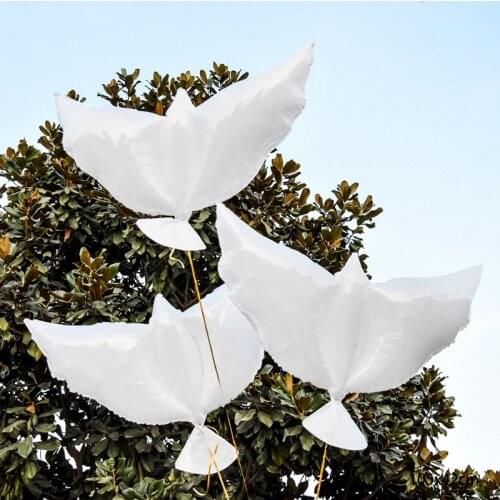 White Dove Balloon Peace Dove Floating Hydrogen Balloon Children Cartoon Toy Balloon Birthday Party Decoration