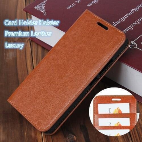 Premium Leather Case for Sony Xperia L4 Wallet Cover Case flip case card holder cowhide holster Coque Fundas