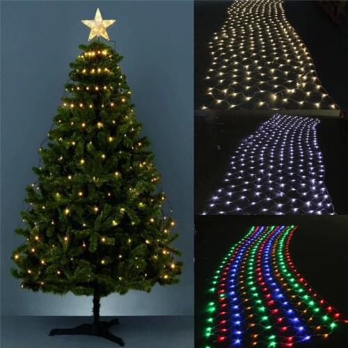1.5MX1.5M 96 LED home outdoor holiday christmas xmas decorative wedding net mesh string fairy curtain garlands strip party light