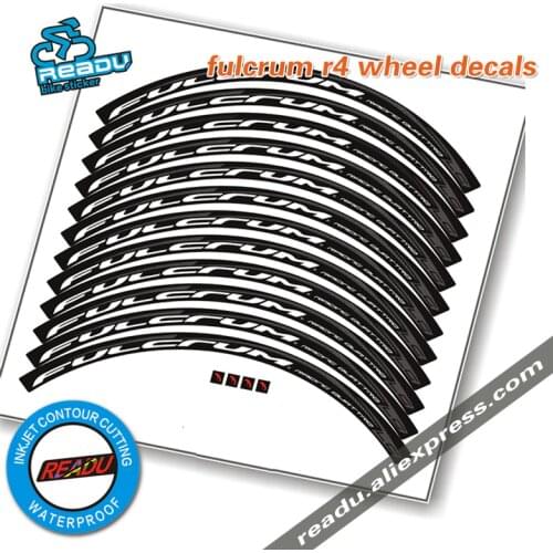 Racing R4 road bike wheel rims 35mm stickers r4 wheelset decals Bicycle rim depth 35mm Decals for two wheels stickers
