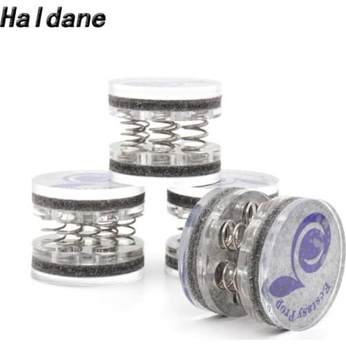 Haldane 4pcs HIFI Speaker Spike Audiophile Shock Spikes Spring Damping Pad Audio Stand Feet Amp Cone Speaker Pad