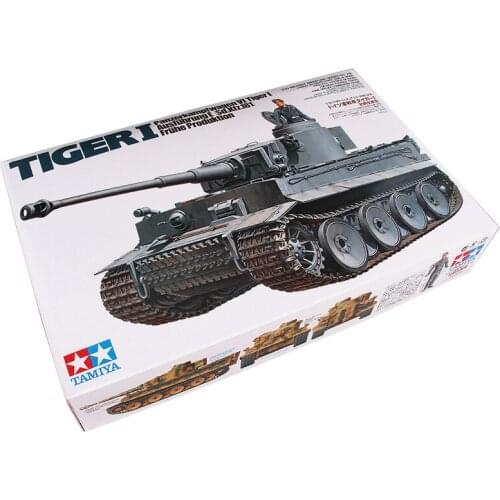 3G model, assembled tank, 35216, Tiger I initial model, 1 / 35 German Tiger Tank Model