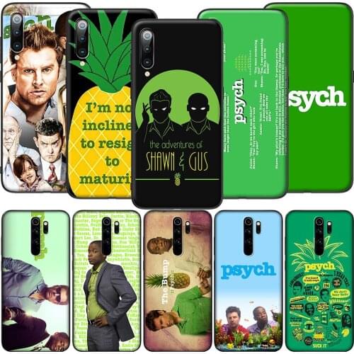 GX188 Psych Shawn and Gus Soft Silicone Case for Redmi Note 4X 5 5A Prime 6 6A 7 7A 8 8A 8T 9 9A 9C 9S Pro Lite