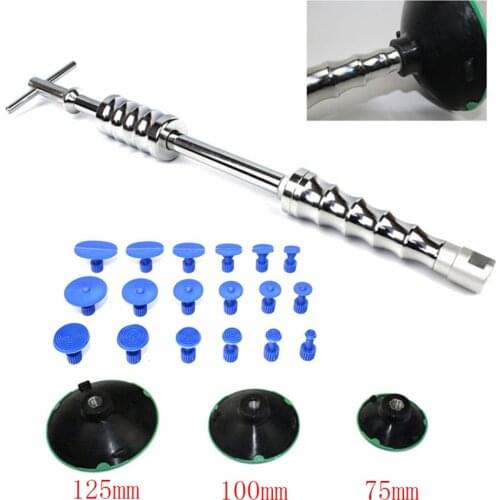 PDR Dent Puller Slide Hammer Vacuum Cup Hammer Car Body Paintless Dent Repair Auto Dent Pulling 3size Bodywork Panel Remover
